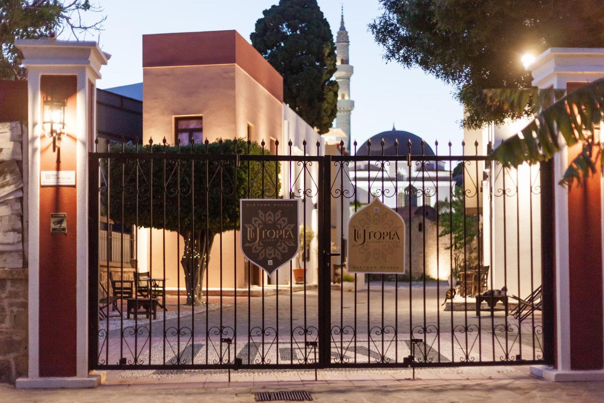 Utopia Luxury Suites - Old Town Rhodes City Bagian luar foto